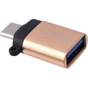 تصویر تبدیل USB OTG به تایپ سی الدینیو L-1 USB OTG to Type C adapter L-1