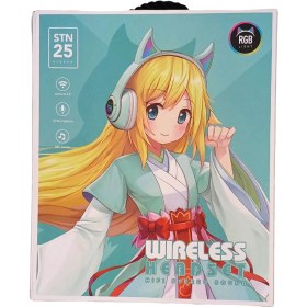 تصویر هدفون بی‌سیم طرح گربه‌ای مدل Cat-STN25 Wireless headset HI-FI