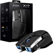 تصویر ماوس گیمینگ باسیم ای وی جی ای مدل X17 EVGA X17 Wired Gaming Mouse