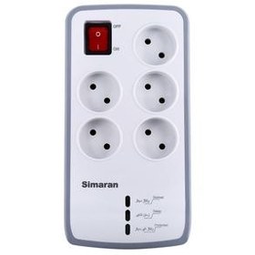 تصویر محافظ 5 راهی صوتی و تصویری سیماران مدل SM-525-18-N ( کابل 180) Simaran 5-way audio and video protector model SM-525-18-N (cable 180)