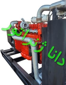 تصویر ژنراتور 5 سیلندر اسکانیا پایه گازسوز 180 کاوا دائم کار جهت تامین برق صنایع SCANIA 9LIT GAS GENERATOR( SG9A 280 ENGINE SERIES)