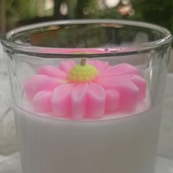 تصویر شات شمع بابونه مناسب گیفت Candle gift