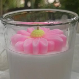 تصویر شمع پیونی قالبی Peony mold candle