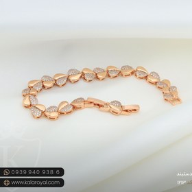 تصویر دستبند قلب نگینی Xuping 