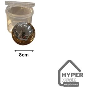 تصویر یخ استیل توپی پک دار 