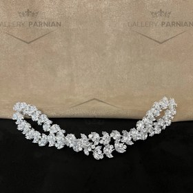 تصویر ریسه موی عروس کد R12 Bridal headband code R12