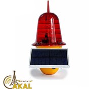 تصویر چراغ دکل چشمک زن خورشیدی سری S 