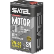 تصویر روغن موتور 4 لیتری SN 5W40 ساتل 