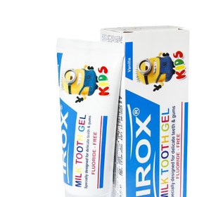 تصویر خمیر دندان ژله ای شیری کودک ایروکس ا Irox gel toothpaste Irox gel toothpaste