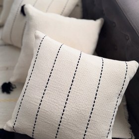 تصویر کوسن کوک دوزی خطی 