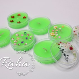 تصویر شمع قوطی طلقی 