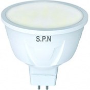 تصویر لامپ هالوژنی 5 وات SPN مدل PAR16 یا سرپیچ gu5.3 