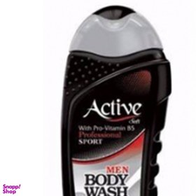 تصویر شامپو بدن مردانه اکتیو (Active) سری Sport مدل Black وزن 400 گرم 