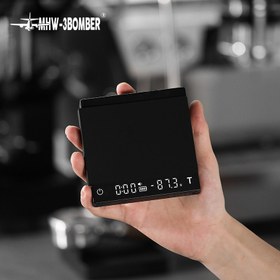 تصویر اسکیل قهوه بمبر مدل Mini Cube Bomber Mini cube coffee scale 2.0