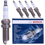 تصویر شمع دوشاخه احتراق NICKEL FR8DC FIAT DOBLO 2001, PALIO 1.2 8V 1.6 16V 1996 2003 سازگار Bosch 