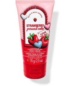 تصویر کرم بدن مینی strawberry pound cake1 