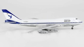 تصویر ماکت هواپیما بوئینگ 747 هواپیمای ملی ایران هما | Phoenix 1:400 Boeing 747-200 Iran Air EP-IAG 