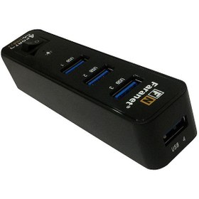 تصویر هاب USB 3.0 چهار پورت فرانت مدل FN-U3H403S Faranet FN-U3H403S 4-in-1 USB 3.0 Hub