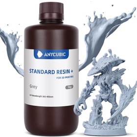 تصویر رزین رنگ خاکستری 1000 گرمی ANYCUBIC Upgraded Standard 3D Printer Resin - ارسال 20 روز کاری 