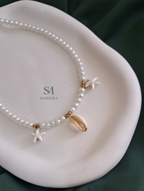 تصویر گردنبند مرواریدی کد ۱۱۵ 