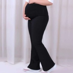 تصویر شلوار بارداری مازراتی مدل 30122 سایز ۳۸ و ۴۲ دمپا گشاد 