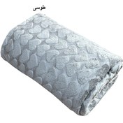 تصویر پتو مسافرتی شایسته مدل قلبی سایز ۱۶۰ در ۲۱۰ سانتی متر 