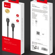 تصویر کابل تایپ سی به تایپ سی پرووان TYPE-C TO TYPE-C CABLE PCC116 