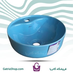تصویر روشویی گاتریا مدل هما دایره ای با طراحی مدرن 