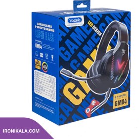 تصویر هدست مخصوص بازی یوکی مدل GM04 Yuki GM04 Gaming Headset