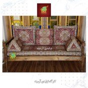 تصویر پشتی سنتی شاه نشین طرح افشار زرشکی 