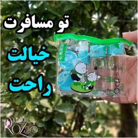 تصویر ست بطری مسافرتی روتین8تکه 