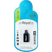 تصویر آداپتور OTG USB Type-C Royal 