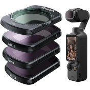 تصویر پک ۴ عددی فیلتر لنز تلسین مناسب DJI Pocket 3 