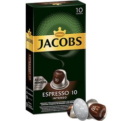 تصویر کپسول قهوه جاکوبز مدل Espresso Intenso 10 | بسته ده عددی 