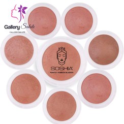 تصویر رژگونه دوآل فینیش سوشیا Soshia Dual Finish Blush 