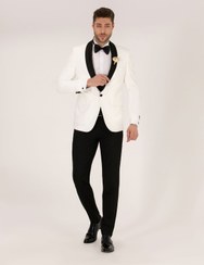 تصویر کت و شلوار مردانه پیر کاردین سایز ۳XL بژ 