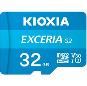 تصویر کارت حافظه 32 گیگابایت MicroSDHC کیوکسیا مدل Kioxia EXCERIA G2 UHS-I U3 V30 