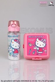 تصویر قمقمه و فلاسک صورتی فصل جدید دارای مجوز 500 میل Fatara 2 Store Craft Hello Kitty 