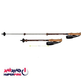 تصویر باتوم کوهنوردی کامپردل مدل RIDGEHIKER CORK POWERLOCK Komperdell RIDGEHIKER CORK POWERLOCK mountaineering pole