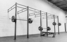 تصویر سازه کراسفیت مرکزی 5 دهنه مدل KV5UNIT KV5UNIT 5-door central crossfit structure