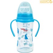 تصویر شیشه شیر پیرکس بی بی لند آنتی کولیک کد 493 حجم 240 میلی لیتر Baby Land Milk Bottle Code 493 240ml