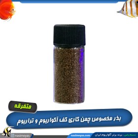 تصویر بذر چمن آکواریوم و تراریوم مدل Monte Carlo حجم ۱۵ میلی لیتر 