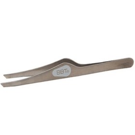 تصویر موچین ابرو انبری استیل مات BBT 