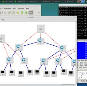 خرید و قیمت تحقیق پیاده سازی و مانیتورینگ شبکه SDN با امولاتور Mininet ...