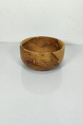 تصویر کاسه چوبی بدون پایه Wooden bowl without base