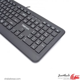 تصویر کیبورد باسیم هترون مدل HK207 Hatron HK207 Wired Keyboard