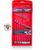 تصویر ست آچار یکسر تخت و رینگی مستر مدل YP-6-32MM مجموعه ۲۵ عددی 