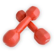 تصویر دمبل ایروبیک رکورد وزن 3 کیلوگرم بسته 2 عددی aerobic dumbbells 3 kg