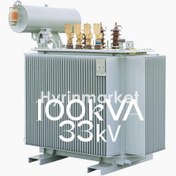 تصویر ترانسفورماتور یکسان سازی شده 100kVA ردیف 33kV 33/0.4kV Low-less Three-phase Oil-immersed Distribution Transformer 100kVA