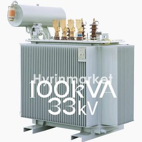 تصویر ترانسفورماتور یکسان سازی شده 100kVA ردیف 33kV 33/0.4kV Low-less Three-phase Oil-immersed Distribution Transformer 100kVA
